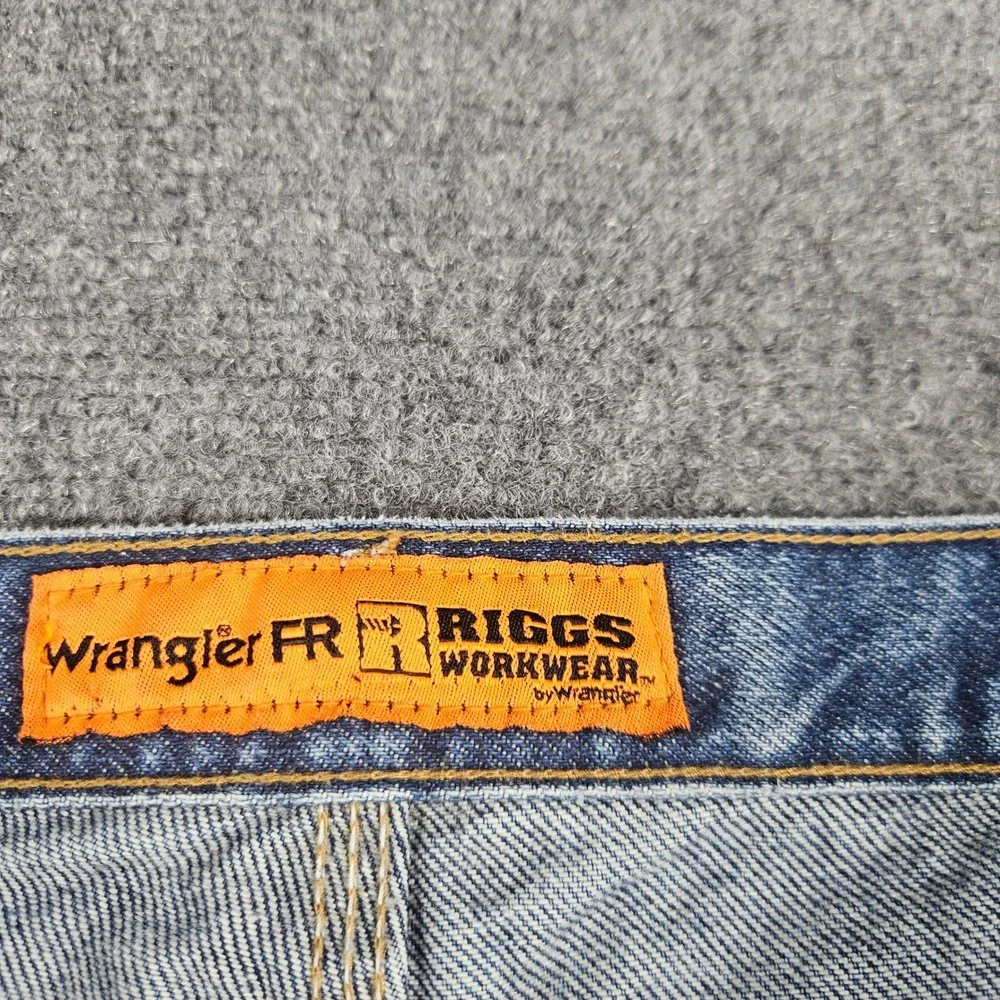 Wrangler Riggs Workwear FR Flame Resistant Carpenter Jeans Blue 42x36‎ FR3W020